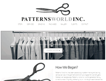 Tablet Screenshot of patternsworldinc.com